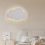 Minimalistische Wandleuchte in Wolkenform für Kinderzimmer — Hauptansicht