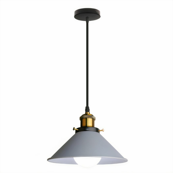 Suspension abat jour design rétro moderne
