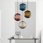 Hängende LED Kugel Pendelleuchte nordisch-modernes Design