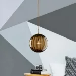 Hängende LED Kugel Pendelleuchte nordisch-modernes Design — Verarbeitungsdetail