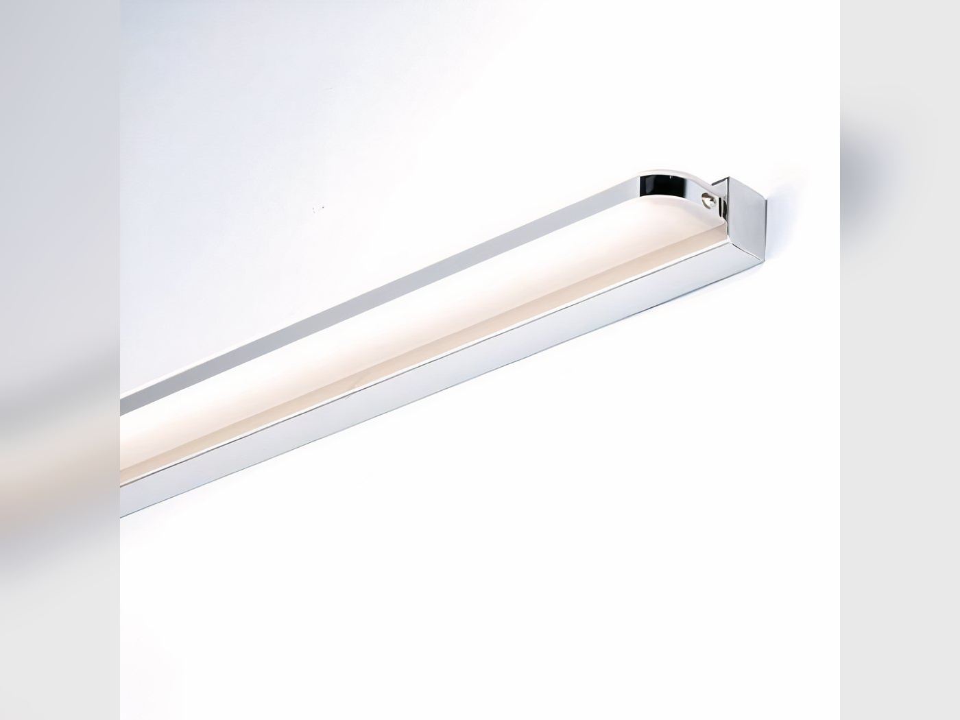 Lange Wandleuchte für das Badezimmer ohne Perforation, Detailaufnahme