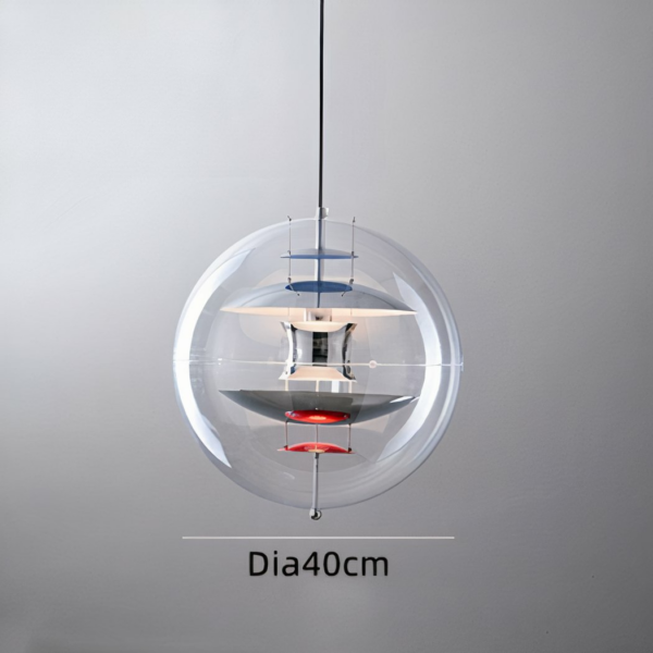 LED-Pendelleuchte Globus im skandinavischen Design