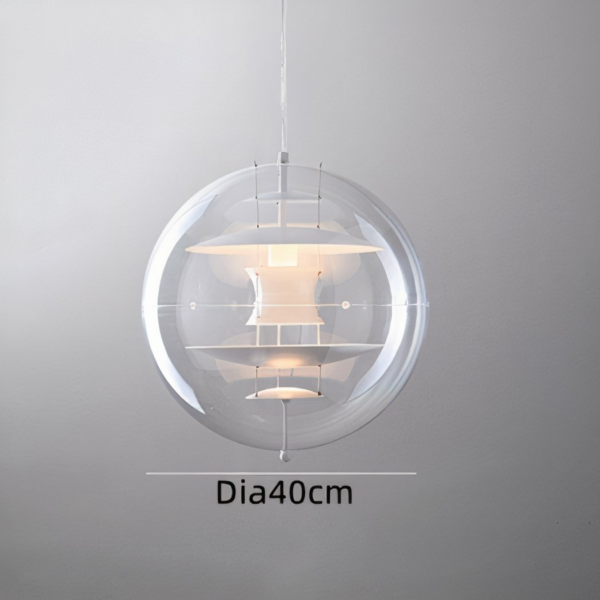 LED-Pendelleuchte Globus im skandinavischen Design