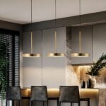 LED-Pendelleuchte Nordic Scheibenform – Leuchten Lokal