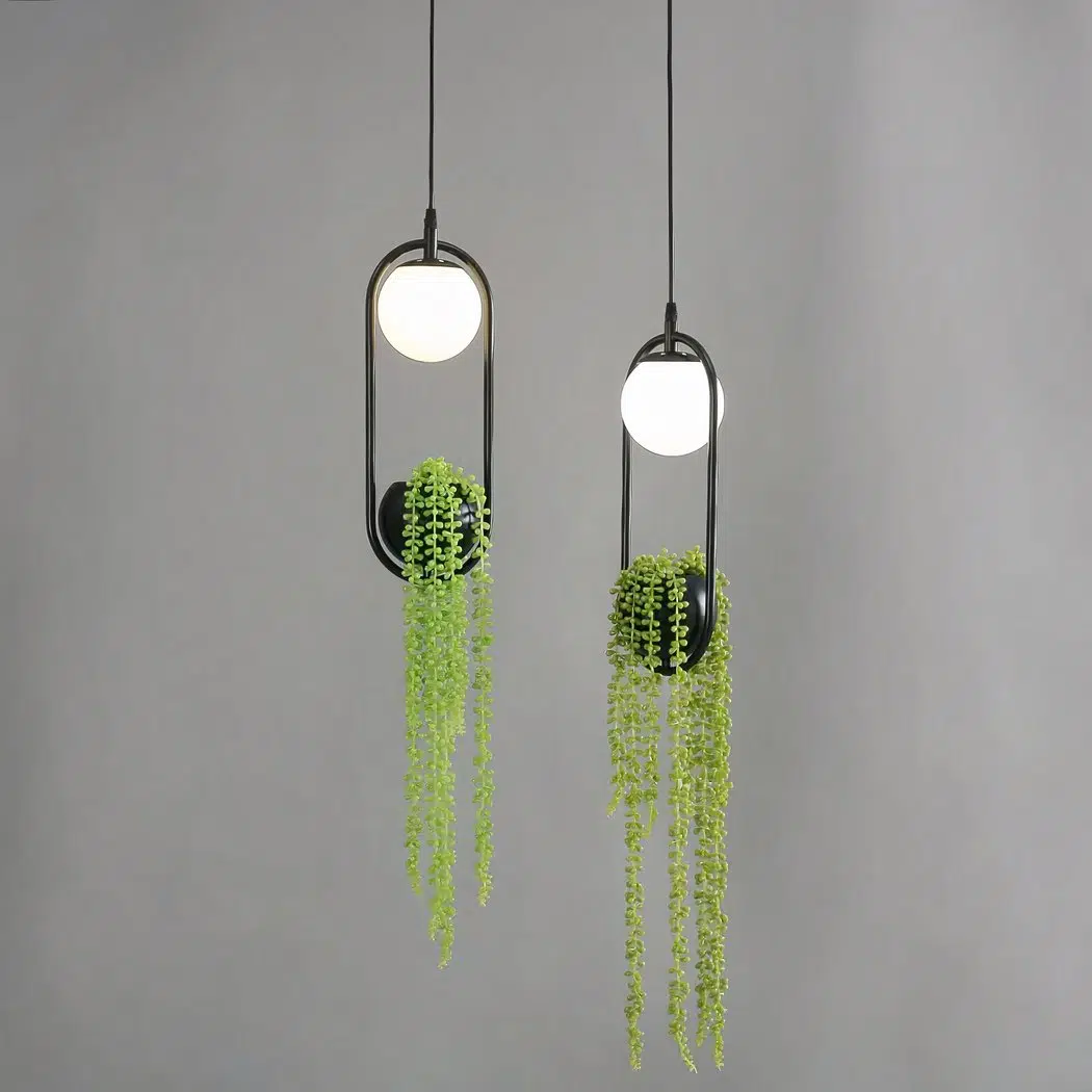 LED-Pendelleuchte mit Pflanzenhalter – Leuchten Lokal