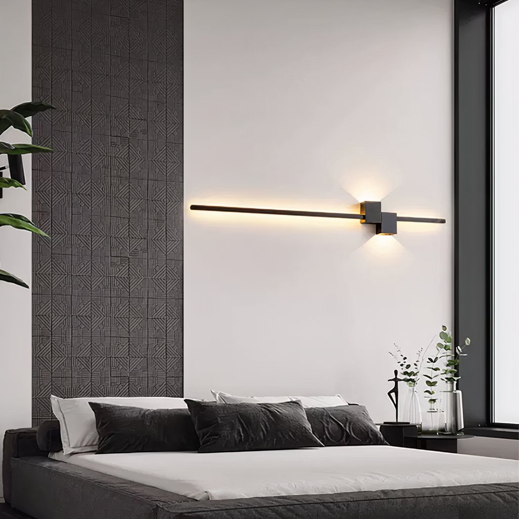 Hofstein Wandlampe Retro Schwarz – Moderner Wandl Produktbild-Vorschau 2