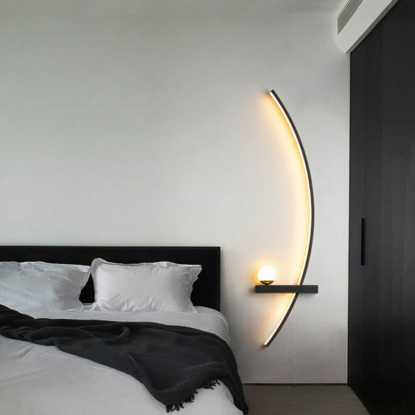 Moderne LED-Wandleuchte mit minimalistischem Design