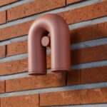 Wandleuchte terracotta Leseleuchte — im Raum