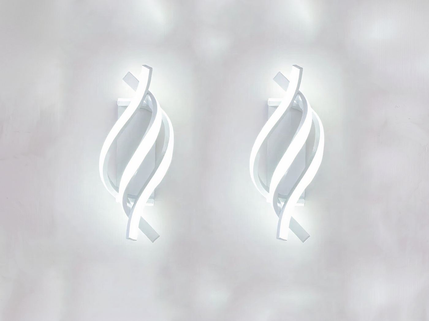 Drehbare LED-Wandleuchte im nordischen Design, Detailaufnahme