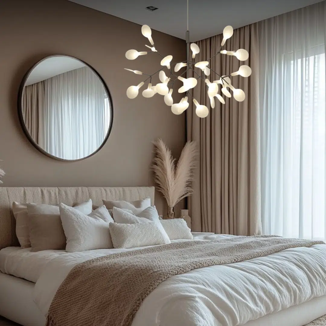 Original moderner LED-Kronleuchter in Form eines Baumes — Hauptansicht