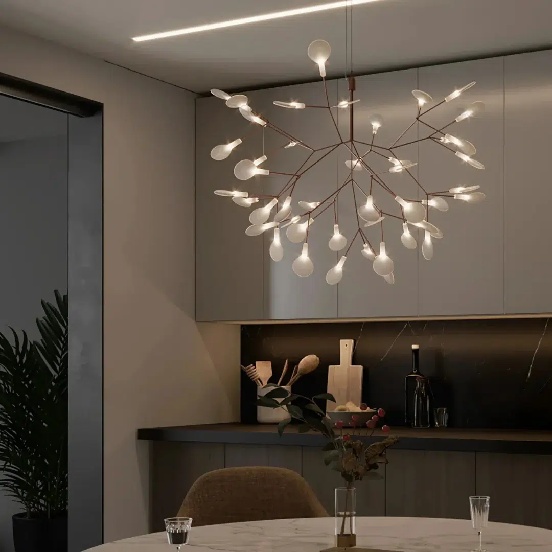 Original moderner LED-Kronleuchter in Form eines Baumes — Hauptansicht