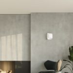 Design-Wandleuchte aus Stahl, weiß oder schwarz, Doppellicht