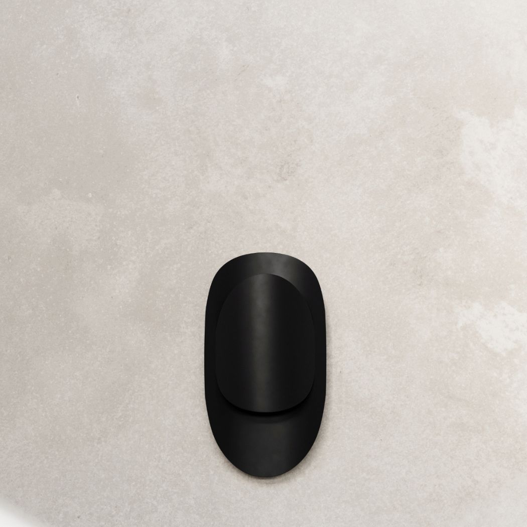 Elegante Design-Wandleuchte aus Stahl