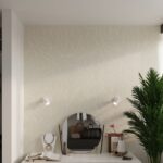 Wandleuchte mit verstellbarem Spot aus Metall