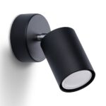 Wandleuchte mit verstellbarem Spot aus Metall