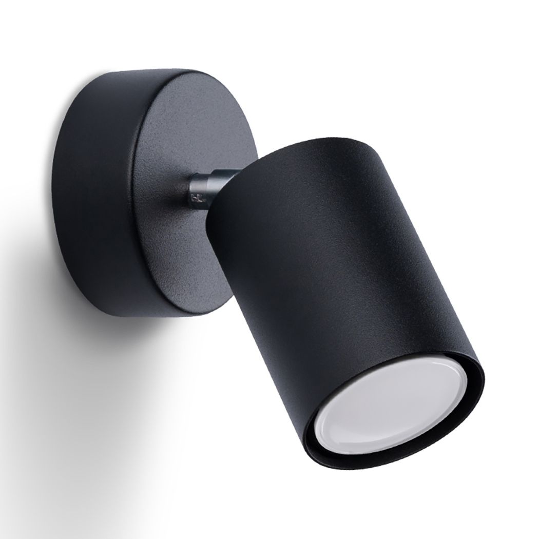 Wandleuchte mit verstellbarem Spot aus Metall