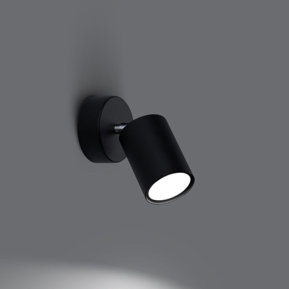 Wandleuchte mit verstellbarem Spot aus Metall
