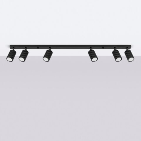 Design-Deckenkronleuchter mit 6 verstellbaren Spots