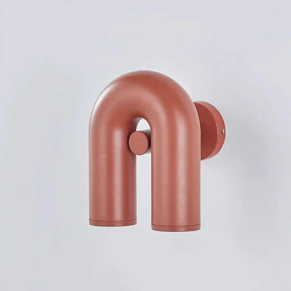 Design-Wandleuchte mit Doppelstrahl — Detailaufnahme