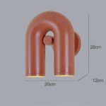 Design-Wandleuchte mit Doppelstrahl — Verarbeitungsdetail