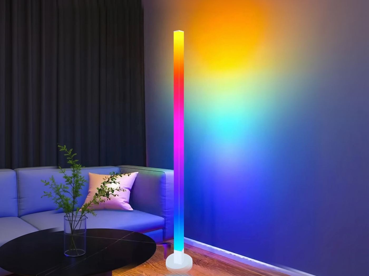 Intelligente Eck-LED-Straßenleuchte Instant Immersion, Ein Tastendruck genügt, um die Welt zu wechseln