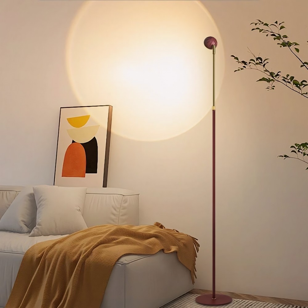 Sonnenuntergang-Projektion Stehleuchte minimalistisches Design