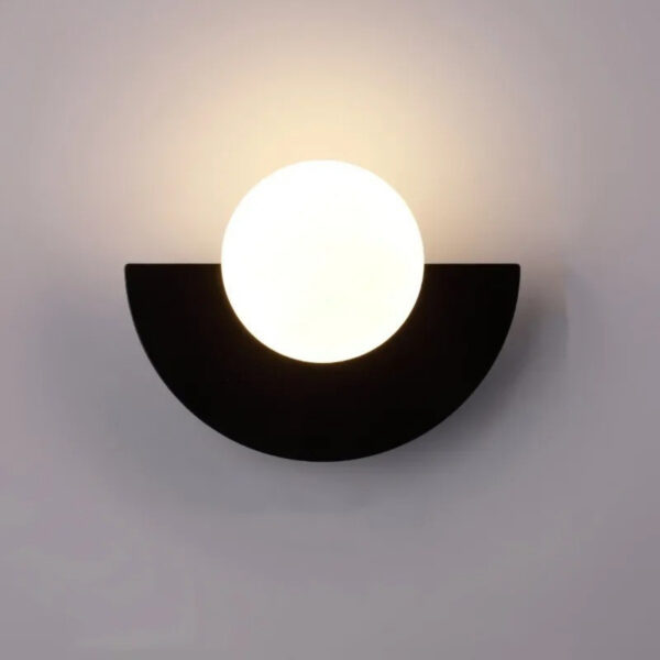 Halbmond Design-Wandleuchte