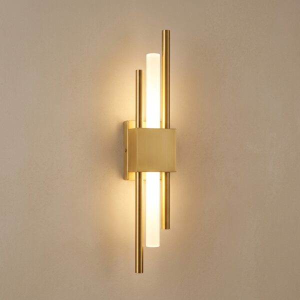 Moderne Wandleuchte mit vertikalem Design