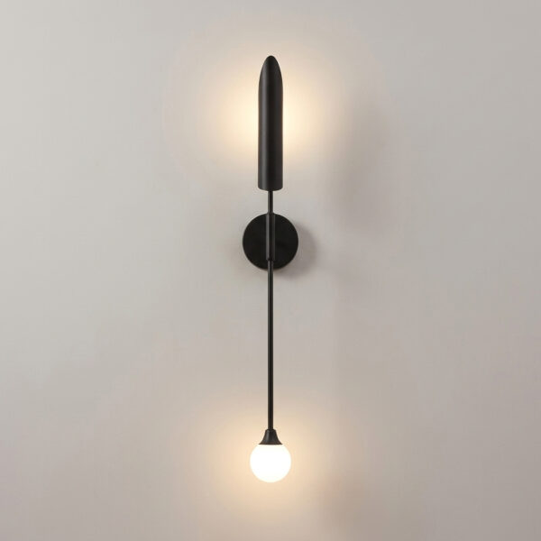 Design-Wandleuchte mit doppelter Lichtquelle