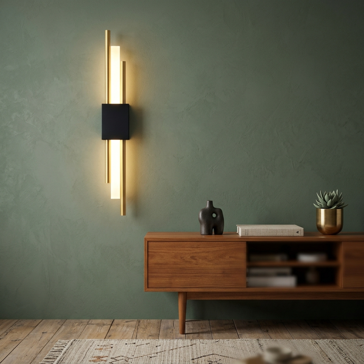 Moderne Wandleuchte mit vertikalem Design — Hauptansicht