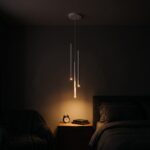 Pendelleuchte Traube 3 schlanke Lichtstäbe