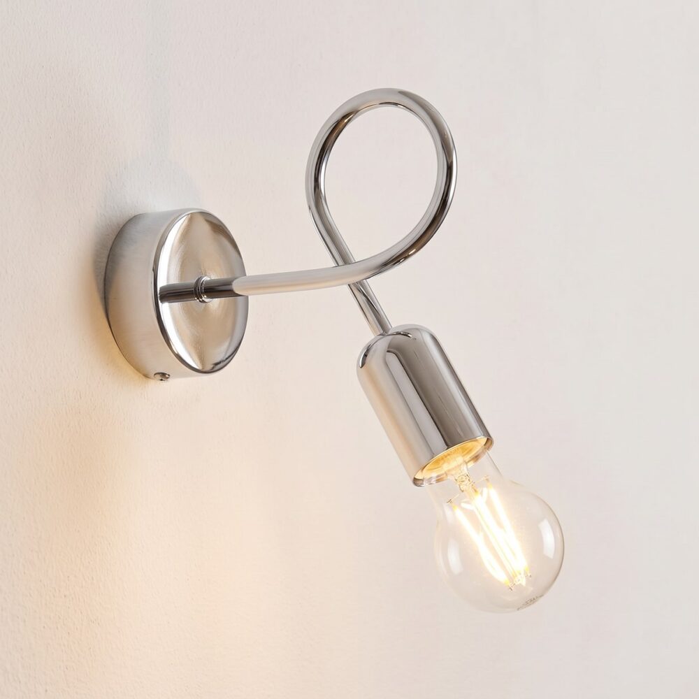 Spinnenlampen-Wandleuchte in Gold oder Silber