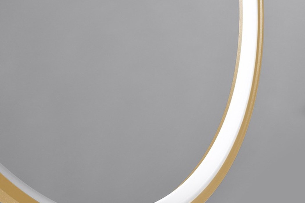 Vertikale LED-Ring-Pendelleuchte, 55 cm