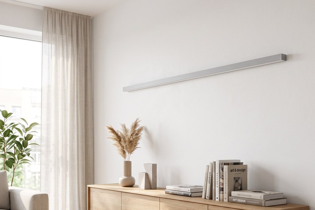 LED-Leisten-Wandleuchte, 200 cm
