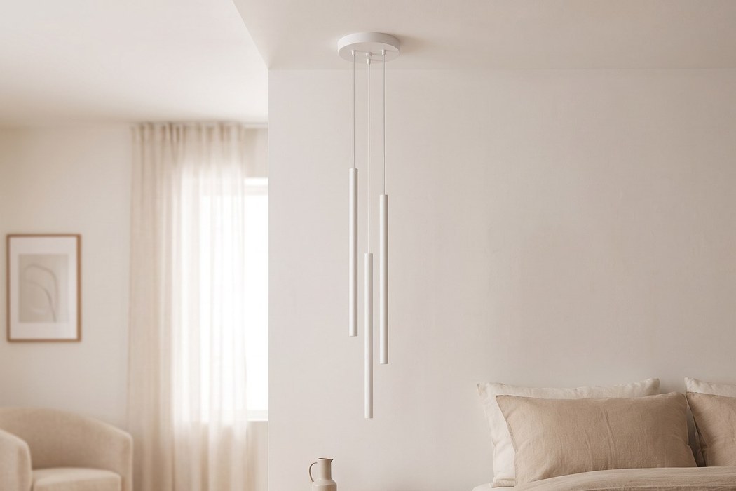 Pendelleuchte Traube 3 schlanke Lichtstäbe
