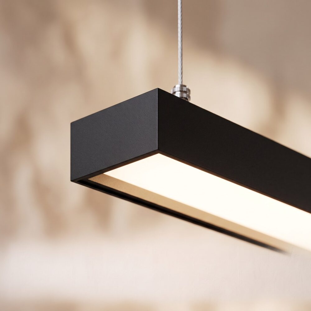 LED-Leisten-Pendelleuchte, 90 cm