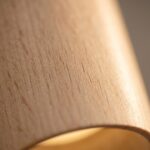 Pendelleuchte Traube 3 Kegel aus Naturholz