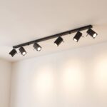 Deckenleuchte Balken mit 6 Schwenkspots, 118 cm