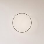 Vertikale LED-Ring-Pendelleuchte, 55 cm