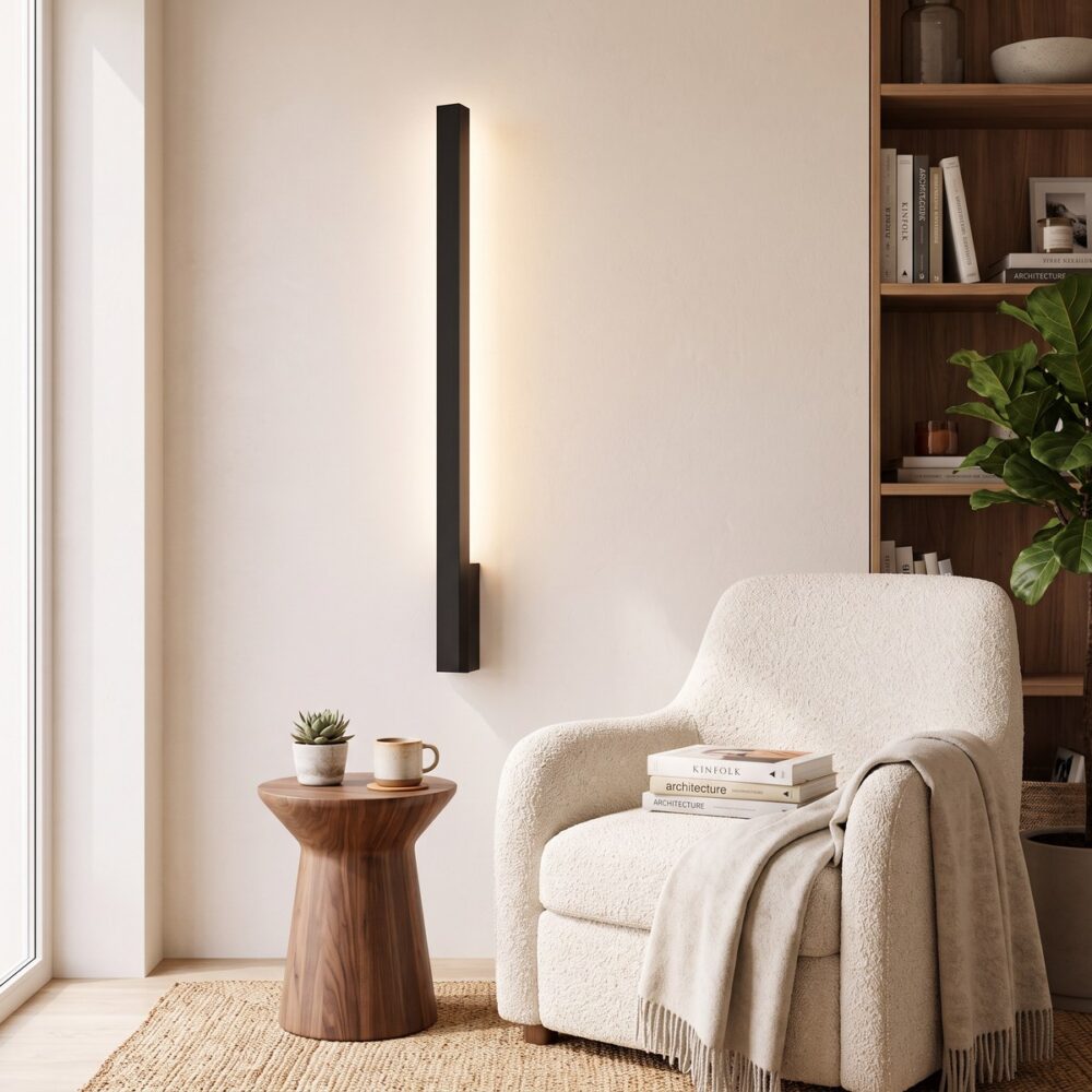 LED-Lamellen-Wandleuchte, 70 cm