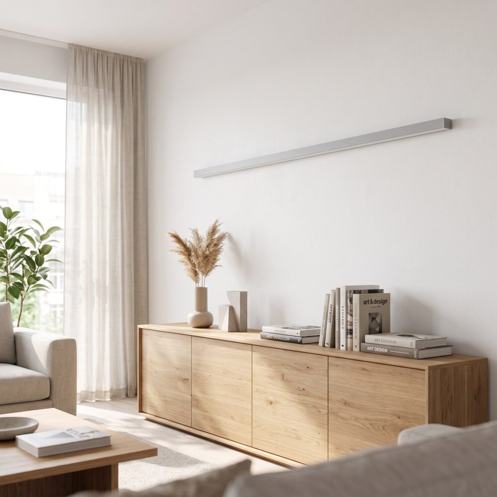 LED-Leisten-Wandleuchte, 200 cm