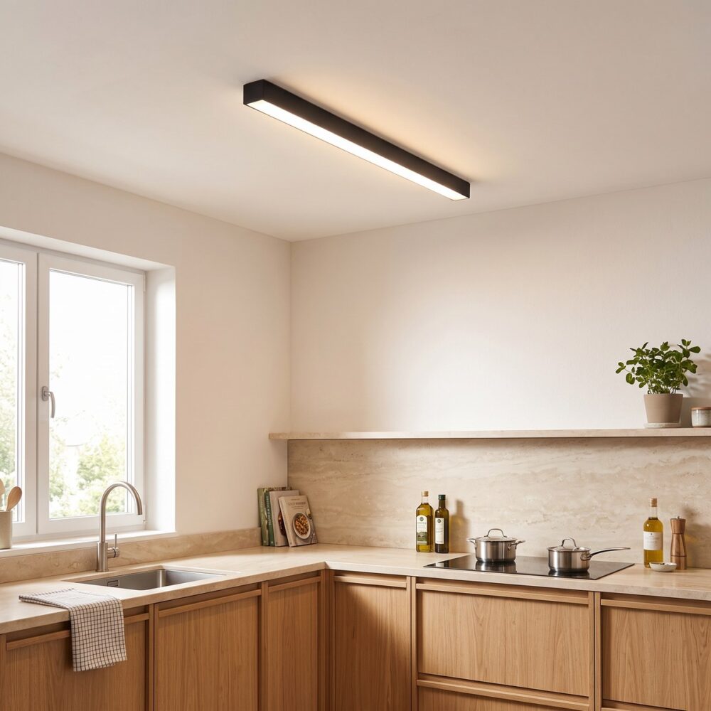 LED-Leisten-Deckenleuchte, 90 cm