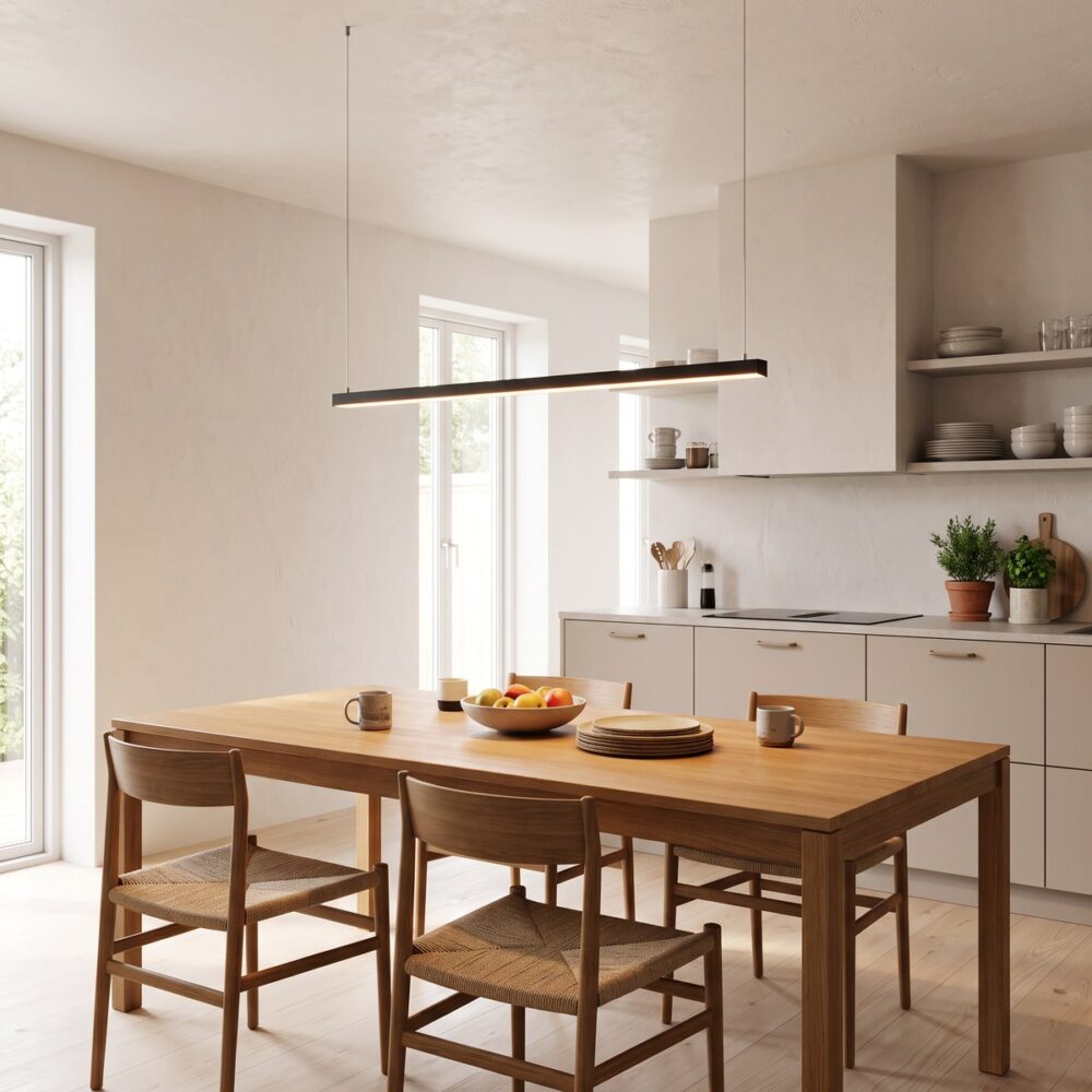 LED-Leisten-Pendelleuchte, 90 cm