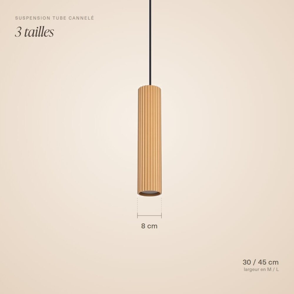 Goldene Design-Pendelleuchte für warmes Licht