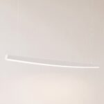 Lineare LED-Hängeleuchte Welle, 3 Farben